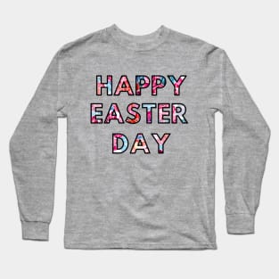 happy Easter sunflower Long Sleeve T-Shirt